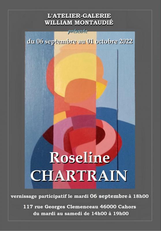 Affiche expo Roseline Chartrain