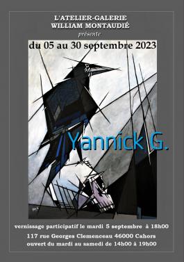 affiche exposition Yannick G