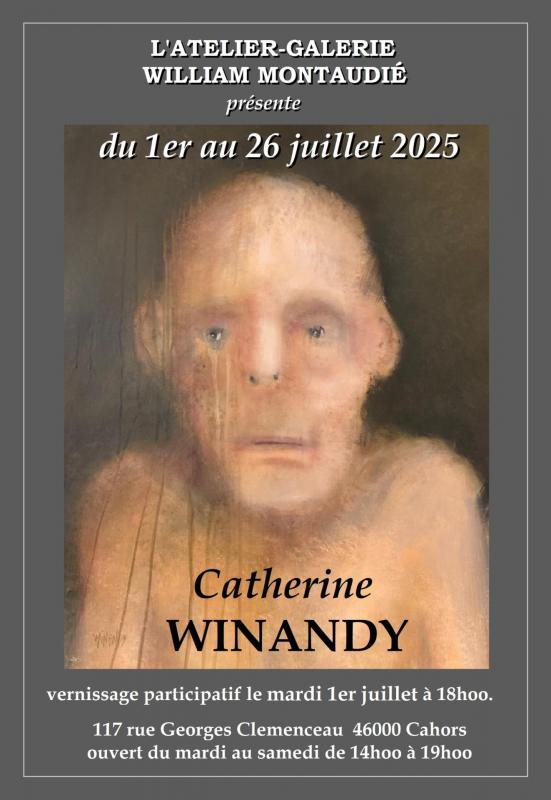 Affiche exposition Catherine Winandy
