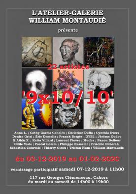Affiche expo '9x10/10'