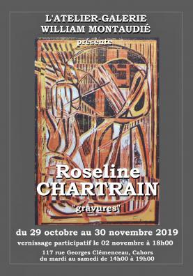 Affiche 'Gravures' Roseline Chartrain