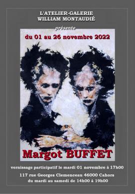 Affiche expo Margot Buffet