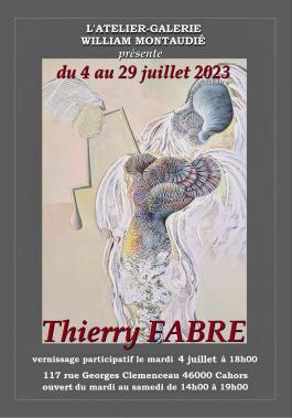 Affiche expo Thierry Fabre