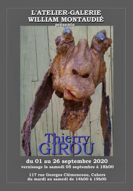 Affiche expo Thierry Girou